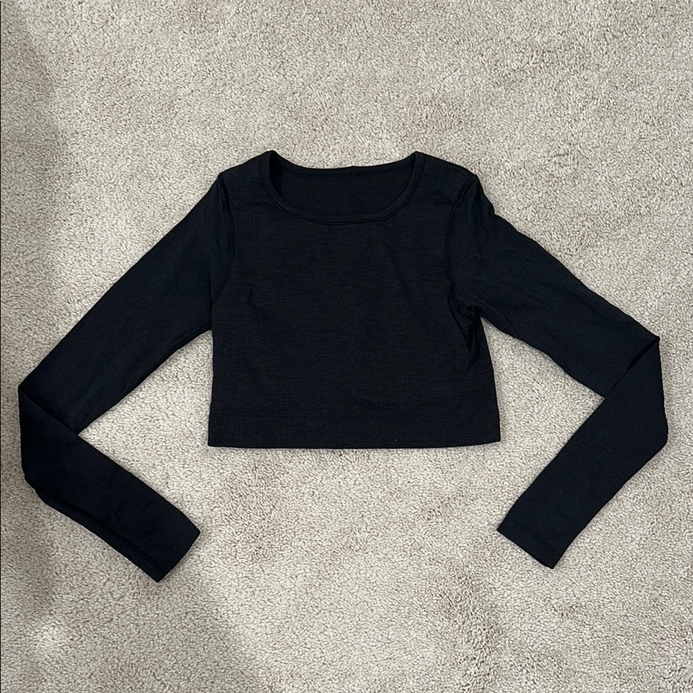Lululemon Long Sleeve Crop Top